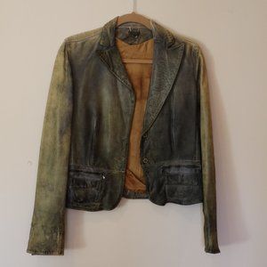 Green Leather Jacket